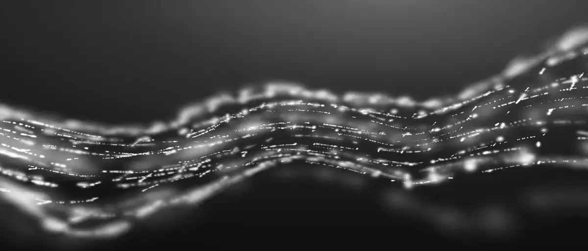 Flowing data streams representing market signals